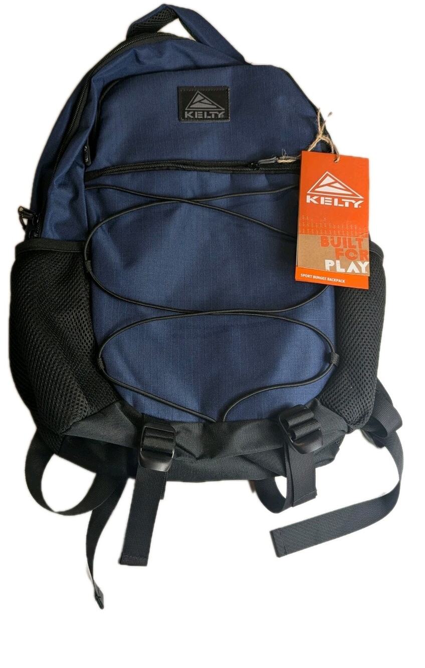 Kelty Sports Bungee 2935 Backpack Outdoors Sports Camping Hiking Navy NWT